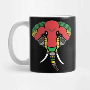 Colourful Elephant Mug